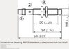 Picture of Ind.andur IME, M8, Sn=2mm, Shielded, PNP-NO, kere 50mm, pistik M8 3-pin, SICK